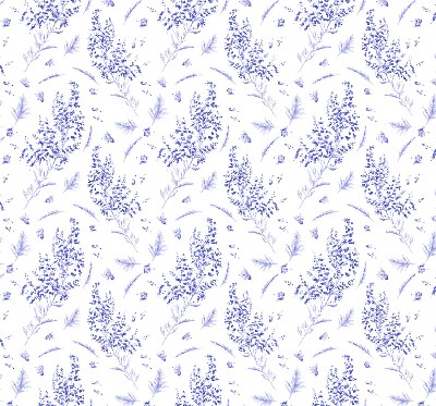 Store enrouleur occultant plantes violettes