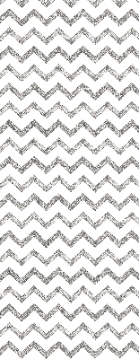 Store fenêtre intérieur à zigzags horizontaux gris