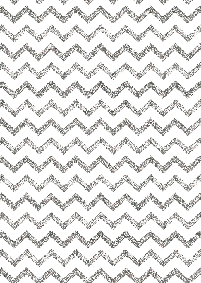 Store fenêtre intérieur à zigzags horizontaux gris
