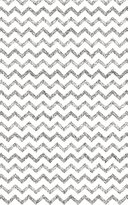 Store fenêtre intérieur à zigzags horizontaux gris