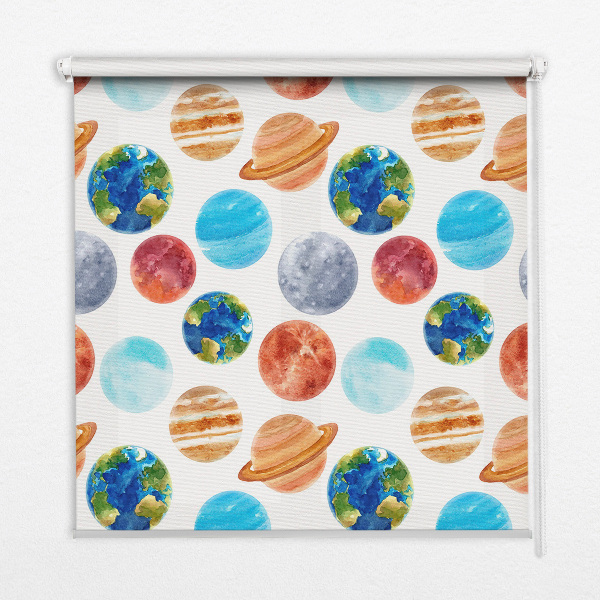 Store enrouleur occultant planètes