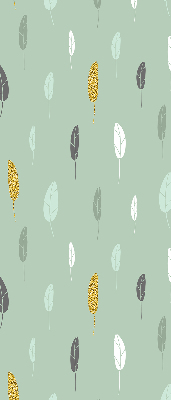 Store fenêtre intérieur avec arbres colorés