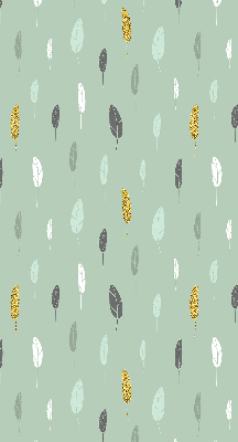 Store fenêtre intérieur avec arbres colorés