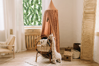 Store fenêtre intérieur feuilles