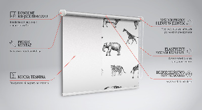 Store enrouleur occultant Animaux