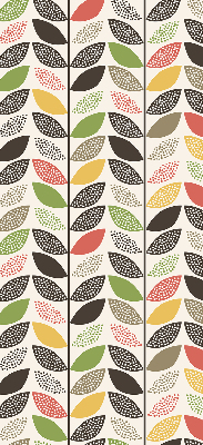 Store enrouleur occultant feuilles colorées