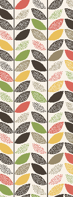 Store enrouleur occultant feuilles colorées