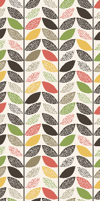 Store enrouleur occultant feuilles colorées