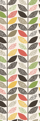 Store enrouleur occultant feuilles colorées