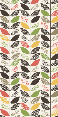 Store enrouleur occultant feuilles colorées
