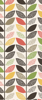 Store enrouleur occultant feuilles colorées