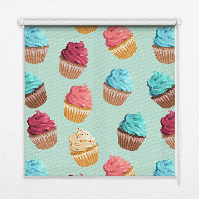 Store occultant fenêtre cupcakes