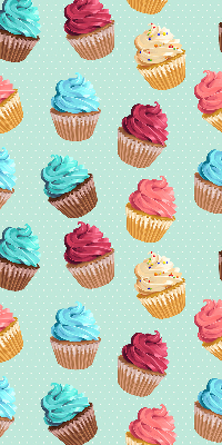 Store occultant fenêtre cupcakes