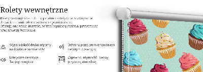 Store occultant fenêtre cupcakes