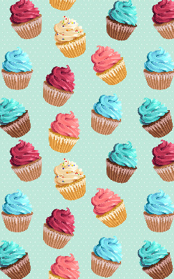 Store occultant fenêtre cupcakes