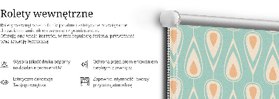 Store fenêtre intérieur en avocat coloré