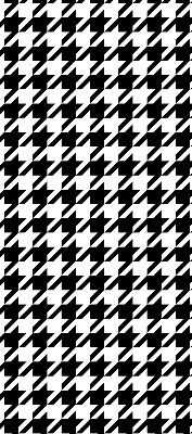 Store occultant fenêtre à motif géométrique