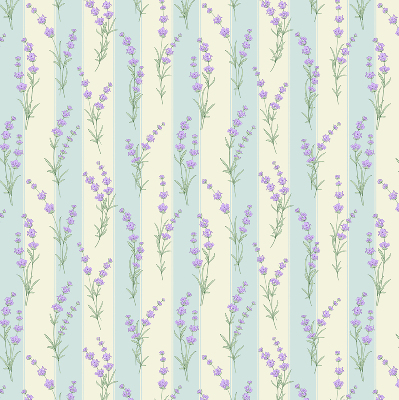 Store enrouleur occultant en fleurs violettes
