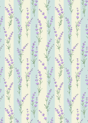 Store enrouleur occultant en fleurs violettes