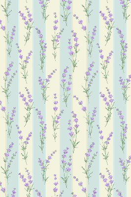 Store enrouleur occultant en fleurs violettes