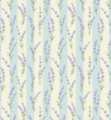 Store enrouleur occultant en fleurs violettes