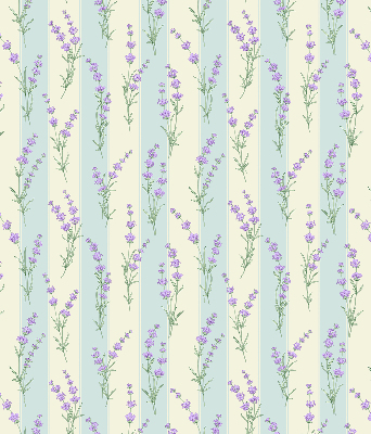 Store enrouleur occultant en fleurs violettes