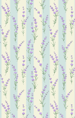 Store enrouleur occultant en fleurs violettes
