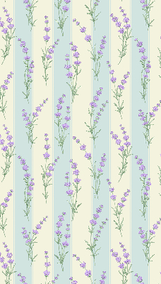 Store enrouleur occultant en fleurs violettes