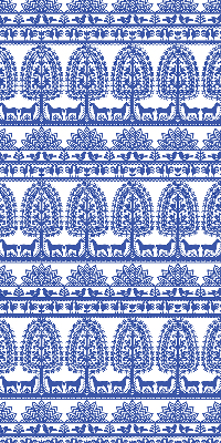 Store fenêtre intérieur bleu