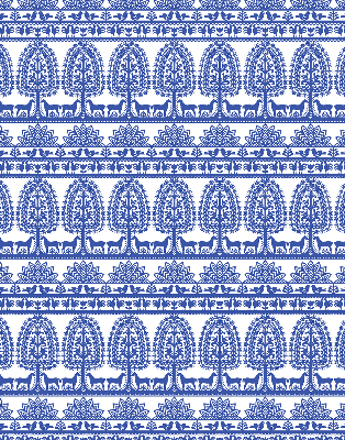 Store fenêtre intérieur bleu