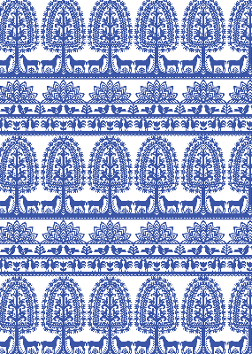 Store fenêtre intérieur bleu