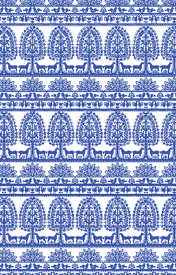 Store fenêtre intérieur bleu