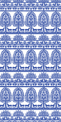 Store fenêtre intérieur bleu