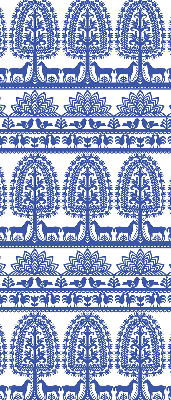 Store fenêtre intérieur bleu