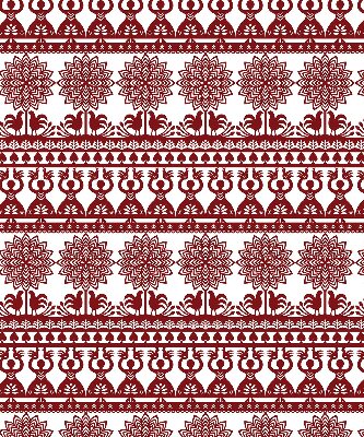 Store occultant fenêtre à motif marron
