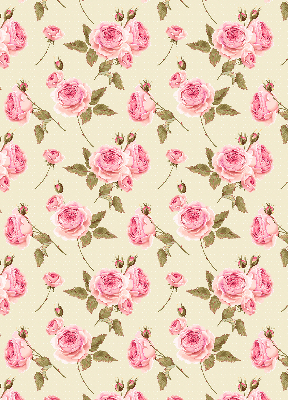 Store enrouleur occultant roses