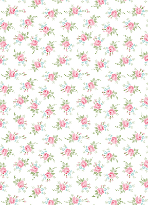 Store fenêtre intérieur en roses