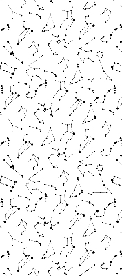 Store occultant fenêtre de la collection Constellations