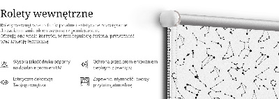 Store occultant fenêtre de la collection Constellations