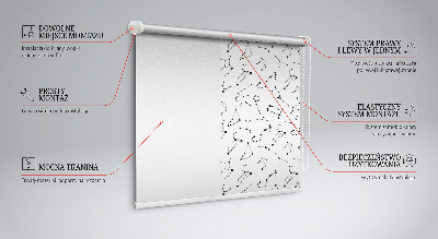 Store occultant fenêtre de la collection Constellations