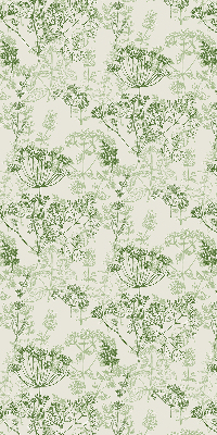 Store enrouleur occultant en plantes vertes