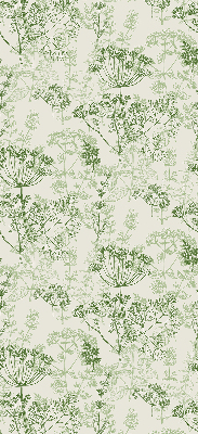 Store enrouleur occultant en plantes vertes