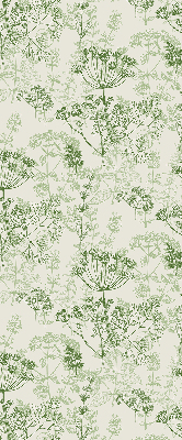 Store enrouleur occultant en plantes vertes