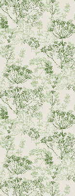 Store enrouleur occultant en plantes vertes