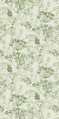 Store enrouleur occultant en plantes vertes