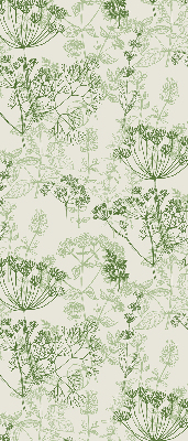 Store enrouleur occultant en plantes vertes