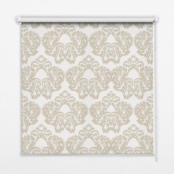 Store fenêtre intérieur en motif beige