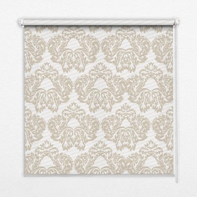 Store fenêtre intérieur en motif beige