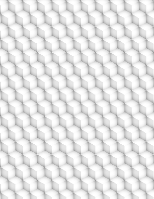 Store fenêtre intérieur cubes 3d