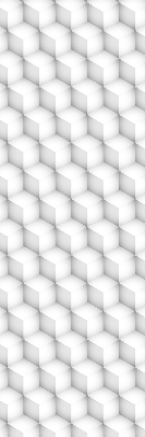 Store fenêtre intérieur cubes 3d